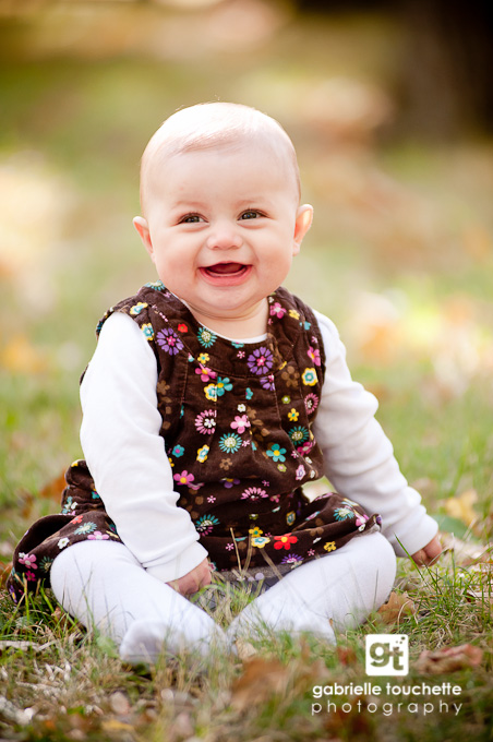 winnipeg family photography: 6-month old Magda