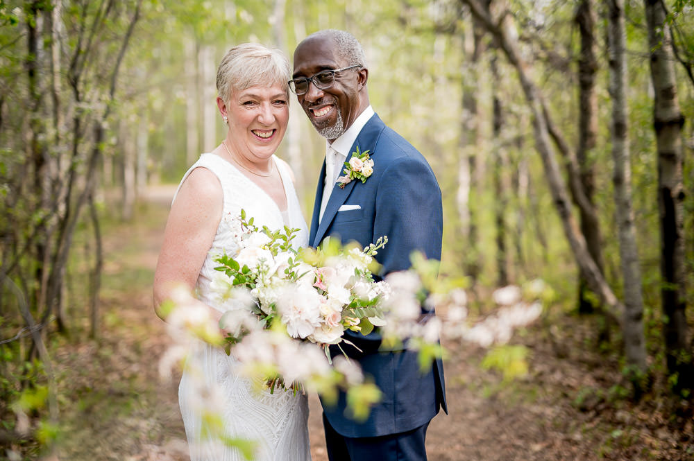 Barb and Malcolm’s Intimate At-Home Wedding in Winnipeg