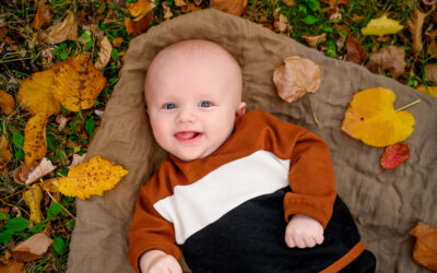 Family Photos at St. Vital Park with Baby T