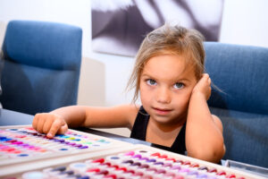 Documentary style brand photography in a nail salon