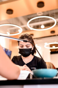 Commercial photography for Almond Nail Bar franchise