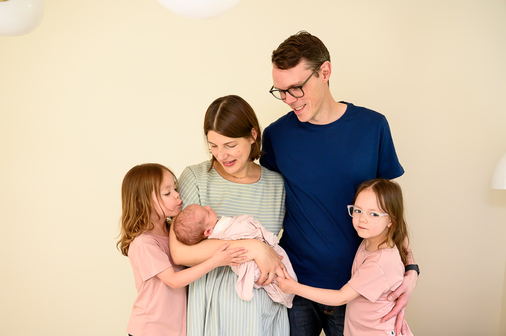 a winnipeg newborn photo session at home