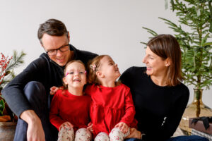 Winnipeg family holiday photography Christmas mini session