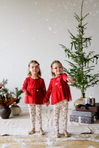 Christmas portrait session styled by Emily Janzen