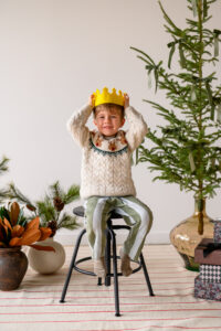 Family Christmas portrait from last year's Winnipeg mini sessions