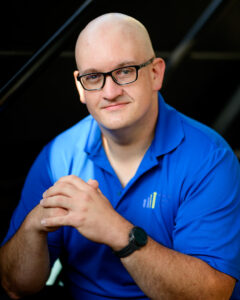 Casual branding portrait of a Winnipeg business owner