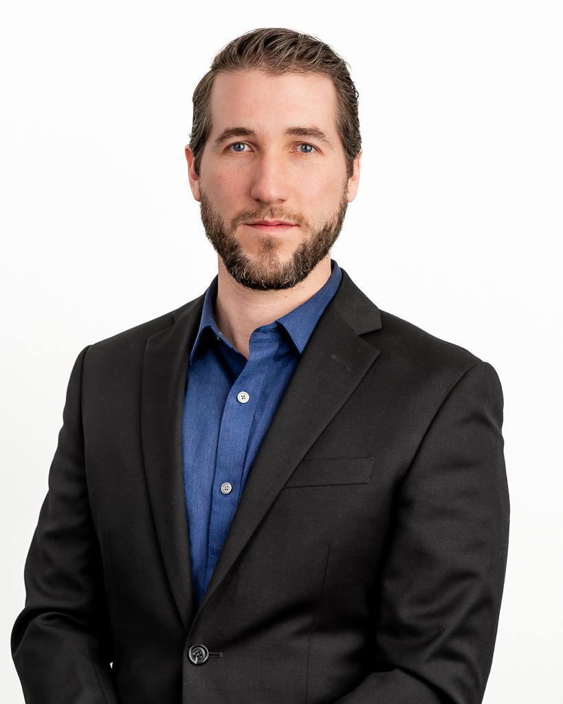 corporate headshot photographed in Winnipeg
