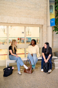 Candid student life photography at a Winnipeg university