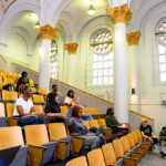 Student lifestyle photography showcasing campus life in Winnipeg