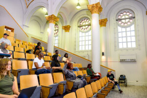 Student lifestyle photography showcasing campus life in Winnipeg
