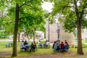 Commercial photography showcasing student life and campus spaces in Winnipeg