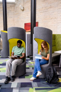 Commercial photography showcasing student life and campus spaces in Winnipeg