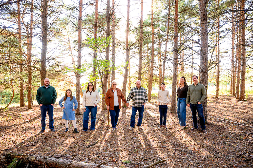 Fall family photos near Winnipeg