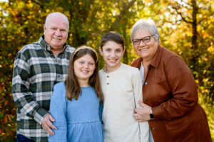 Grandparents with grandchildren at Birds Hill Park