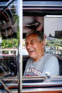 Winnipeg editorial photographer photographing a classic car community for CAA Magazine