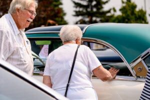 Editorial photography of classic car owners and enthusiasts in Winnipeg