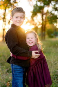 Natural family moment captured during a Winnipeg photo session