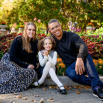 Winnipeg family photographer capturing candid moments during an autumn family session.